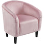 Barrel Chair, Modern Accent Chair Comfy Velvet Chair  for Living Room Bedroom Office,