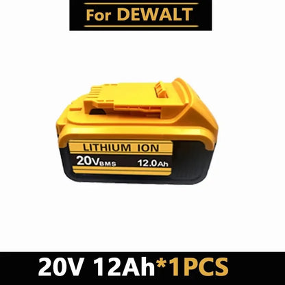 For DeWal Original 20V 12.0Ah MAX Battery Power Tool Replacement For DeWalt 20V 6A 18Volt 20v Battery.