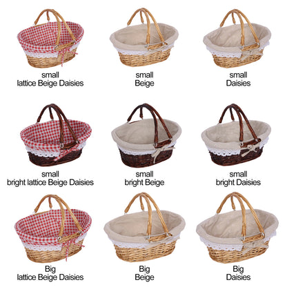 ZK40 Rattan picnic basket,