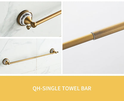 Antique Bronze Bathroom Hardware Set