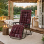 Patio Chaise Lounger Cushions Indoor/Outdoor