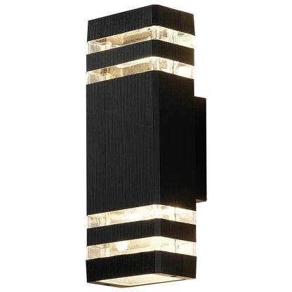 Outdoor wall lights Exterior wall waterproof lUpper and lower double-headed pillars Outdoor light