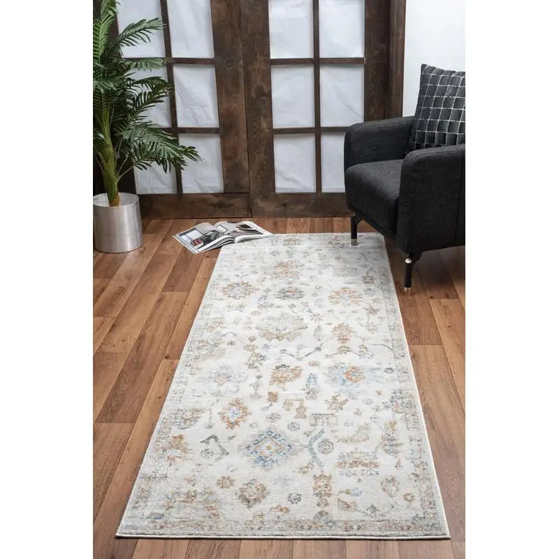 Ivory 7 ft 10 in x 10 ft 3 in Area Rug,