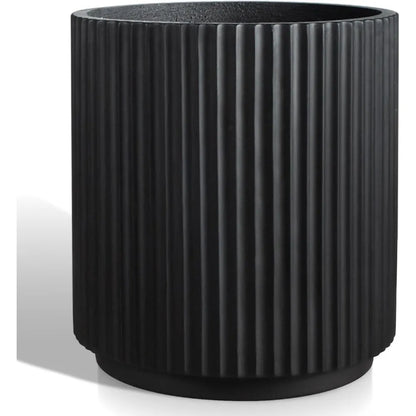 Round Concrete Planter Outdoor Indoor, Large Cement Plant Pots