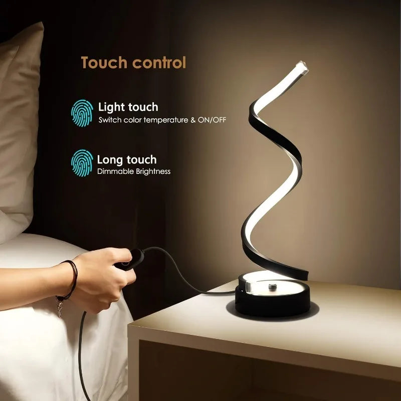 Classic Creative Spiral LED Table Lamp