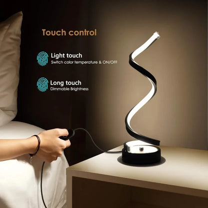 Classic Creative Spiral LED Table Lamp