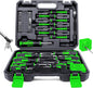 Magnetic Screwdriver Set, 43-Piece with Case, Includes Slotted, Phillips, Hex, Pozidriv, Torx - Green