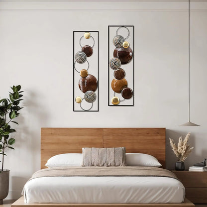 2 Pieces Abstract Wall Décor
