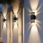Outdoor wall lights Exterior wall waterproof lUpper and lower double-headed pillars Outdoor light