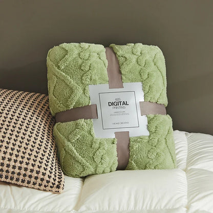 Fluffy Coral Velvet Blanket