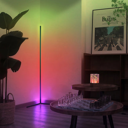 Corner Floor Lamp, 60-Inch Rgb Led Corner Lamp