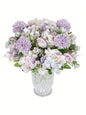 1 Bouquet Artificial Roses w/ Silk Balls Home Decor & Holiday