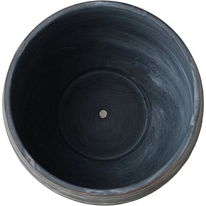 Ceramic Lynlee Planter 10 Inch Round Pot with Drainage Holes W