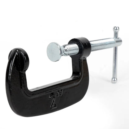 4 Pack 2 Inch C Clamp Heavy Duty Cast Iron Steel Screw Precision