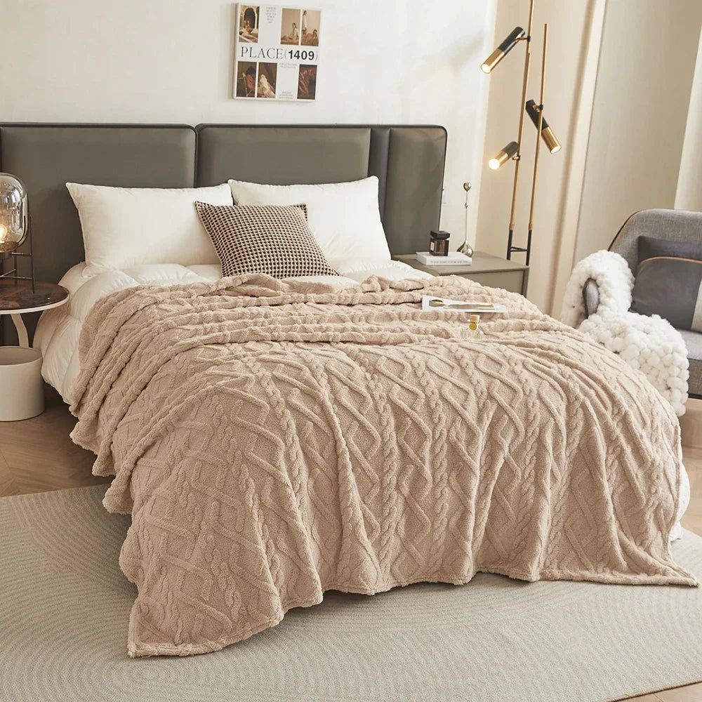 Fluffy Coral Velvet Blanket