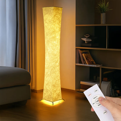 Soft Light Floor Lamp, 52" Simple Design Morden Slim Warm Light 3000K LED Tyvek Fabric Shade