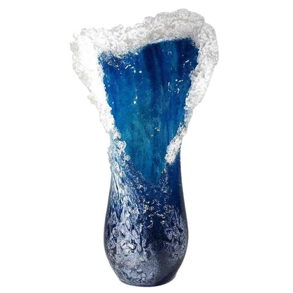 Sea Wave Vase For Office Living Room