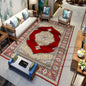 Persian Luxury Rugs for Retro Red Decor Carpets for Living Room