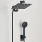 Shower Head Combo 8-12Inch High Pressure Rain Shower Head with Adjustable Extension Arm With 3-way Handheld Shower Spray