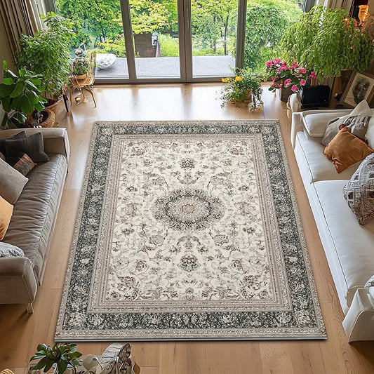 RAKKS Retro Style Rugs for Bedroom Large Area Living Room Decoration