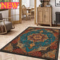 Persian Luxury Rugs for Retro Red Decor Carpets for Living Room