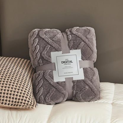 Fluffy Coral Velvet Blanket