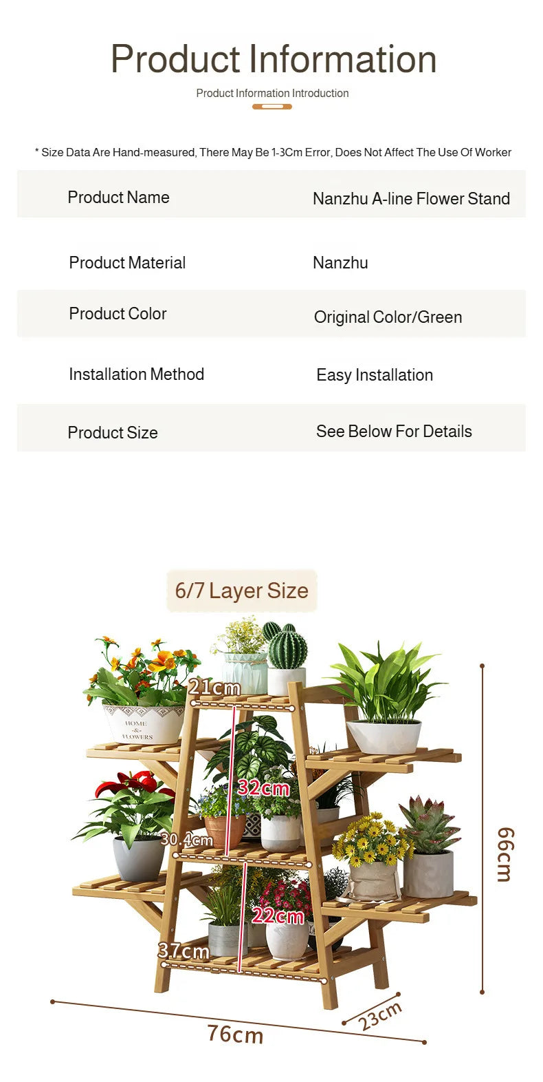 Floor-standing Rack Multi-layer Balcony Flower Rack