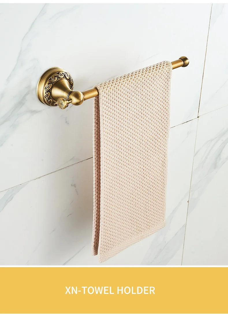 Antique Bronze Bathroom Hardware Set