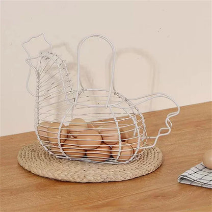Chicken Shaped Egg Holder Basket