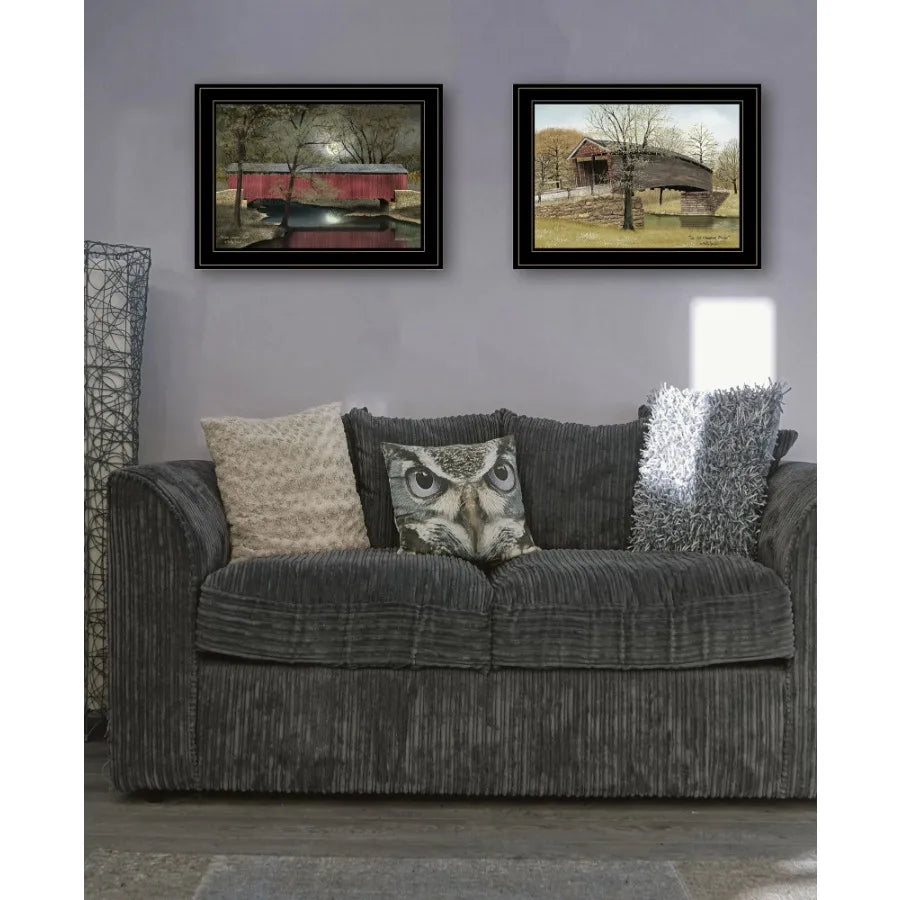 "Bridges Vignette of 2-piece By Billy Jacobs Black Frame