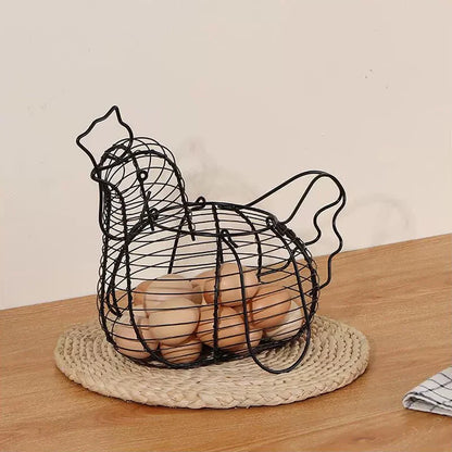Chicken Shaped Egg Holder Basket