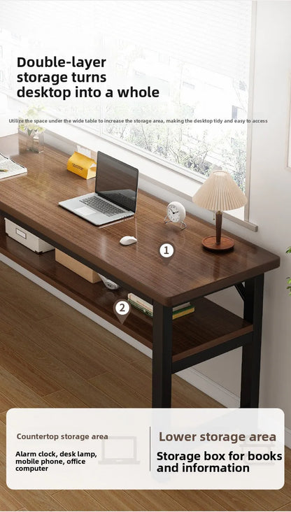 Modern Compact Dining Table Study Desk Narrow Space Saving Kitchen Table