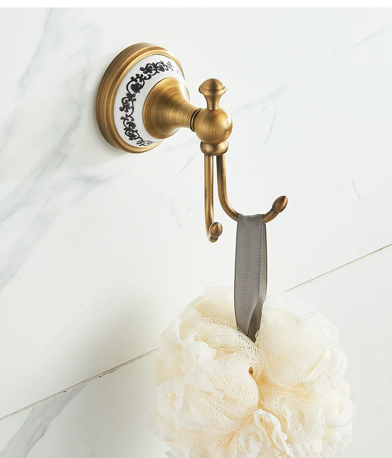 Antique Bronze Bathroom Hardware Set