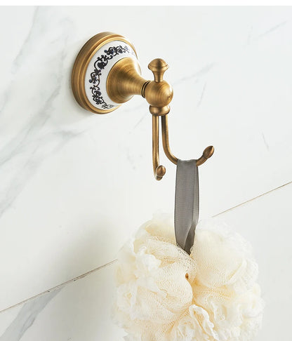 Antique Bronze Bathroom Hardware Set