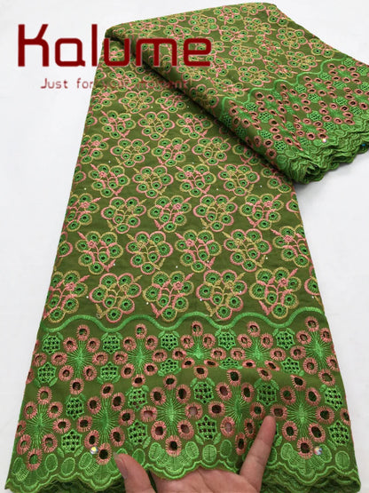 Kalume Lace 2025 African Cotton Lace Fabric