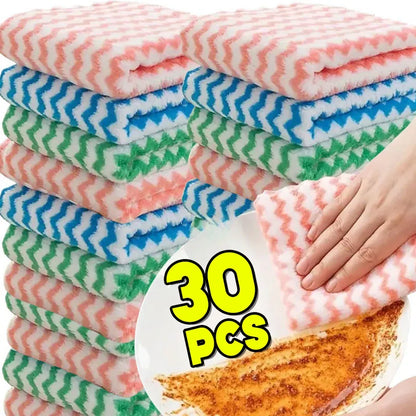 10/40PCS Super Absorbent Dishcloths
