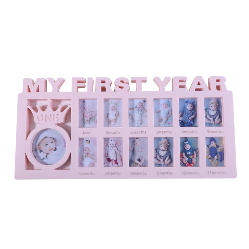 1Pc Infant First Year Picture Frame