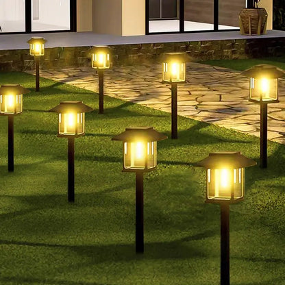 16Pack Solar Lights Outdoor ExtraBright Smart Auto On Off, Solar Powered Garden Lights