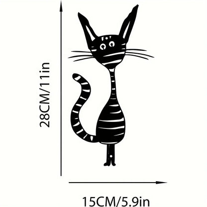 Exclusive Cute Cat Garden Decorative Silhouette -Perfect Outdoor Statues for Garden