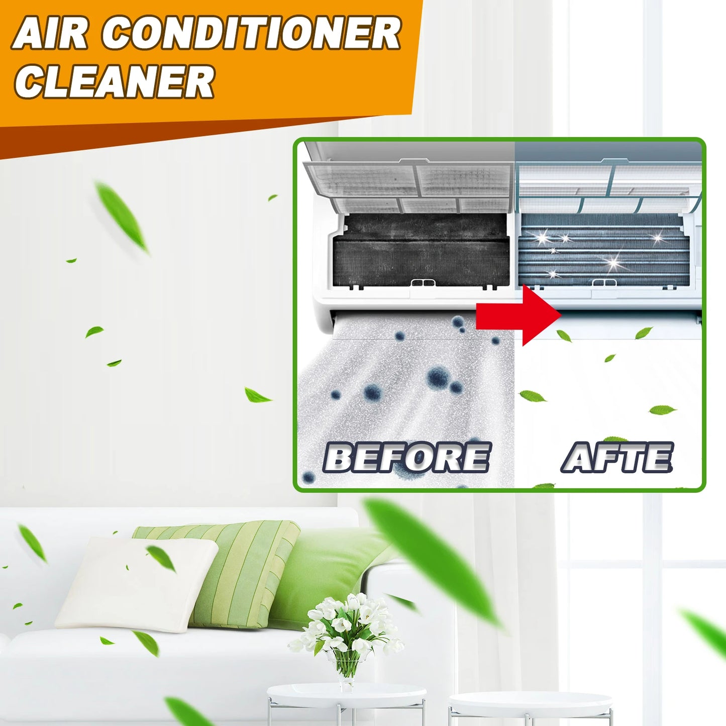 2pcs Air Conditioner Cleaner Spray  Foam Conditioner Cleaning Agent