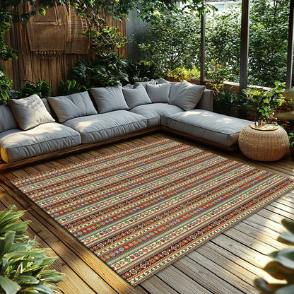 Vintage Persian Area Rug Bohemian Carpet