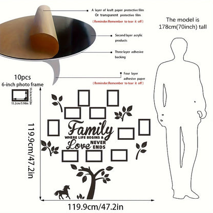 3D Acrylic Photo Frame Wall Decorations