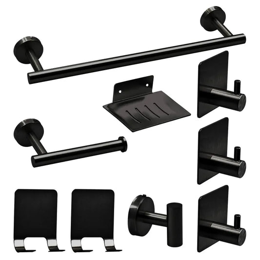 Bathroom Hardware Set 7Pcs Bathroom Towel Rack