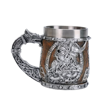 Valhalla Viking Stainless Steel Nordic Tankard