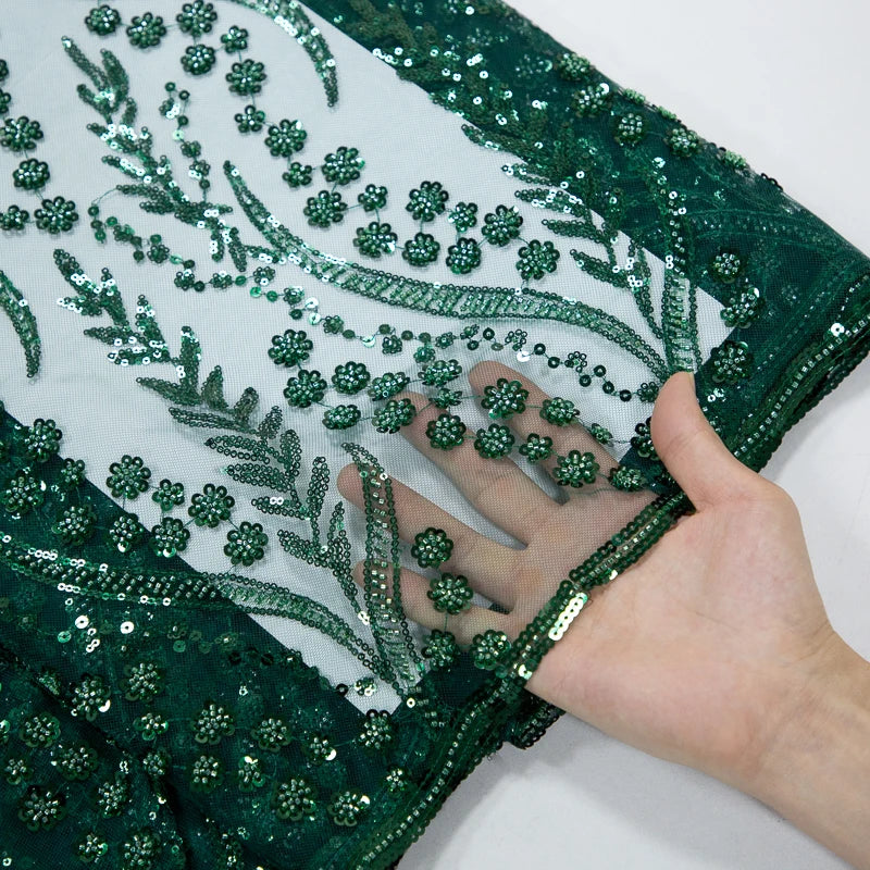 SJD LACE French Mesh Bridal Lace Fabric