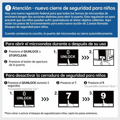 0.7 Cu Ft Countertop Microwave Oven 700W Compact Kitchen