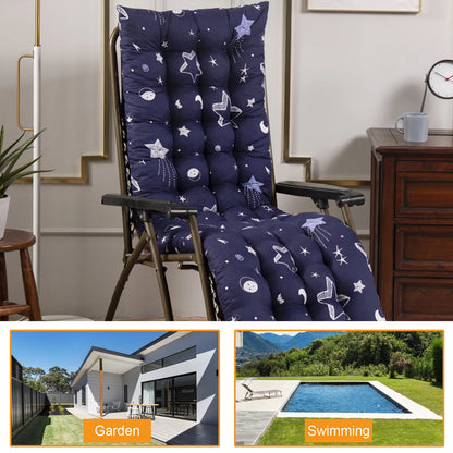 Patio Chaise Lounger Cushions Indoor/Outdoor