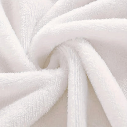 Vintage Christmas Pattern Flannel Throw Blanket