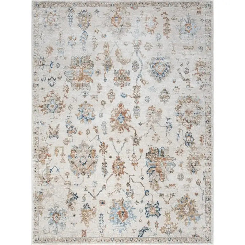 Ivory 7 ft 10 in x 10 ft 3 in Area Rug,