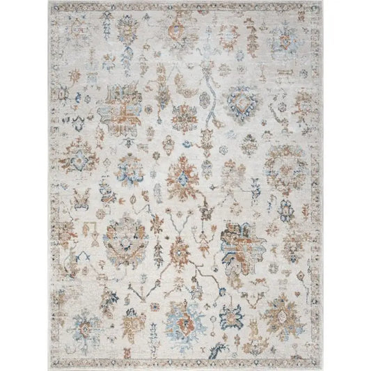 Ivory 7 ft 10 in x 10 ft 3 in Area Rug,